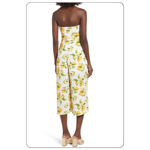 BLOGGERS FAV GORGEOUS NWT SOCIALITE Lemon Jumpsuit - Picture 3 of 11